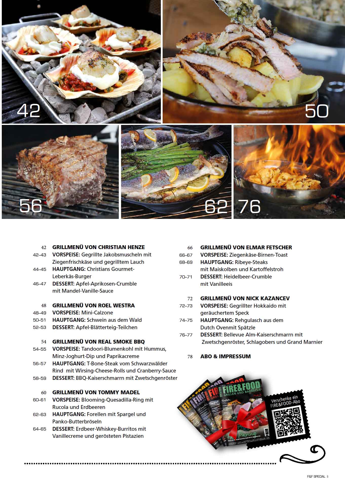FIRE&FOOD Special No.8 Grillmenü 3 Download Profirez