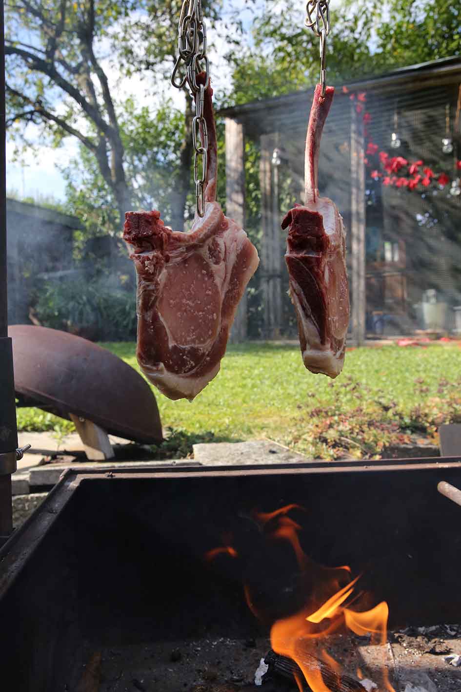 Ramster Bonanza Westernküche Grill höhenverstellbar Stahl