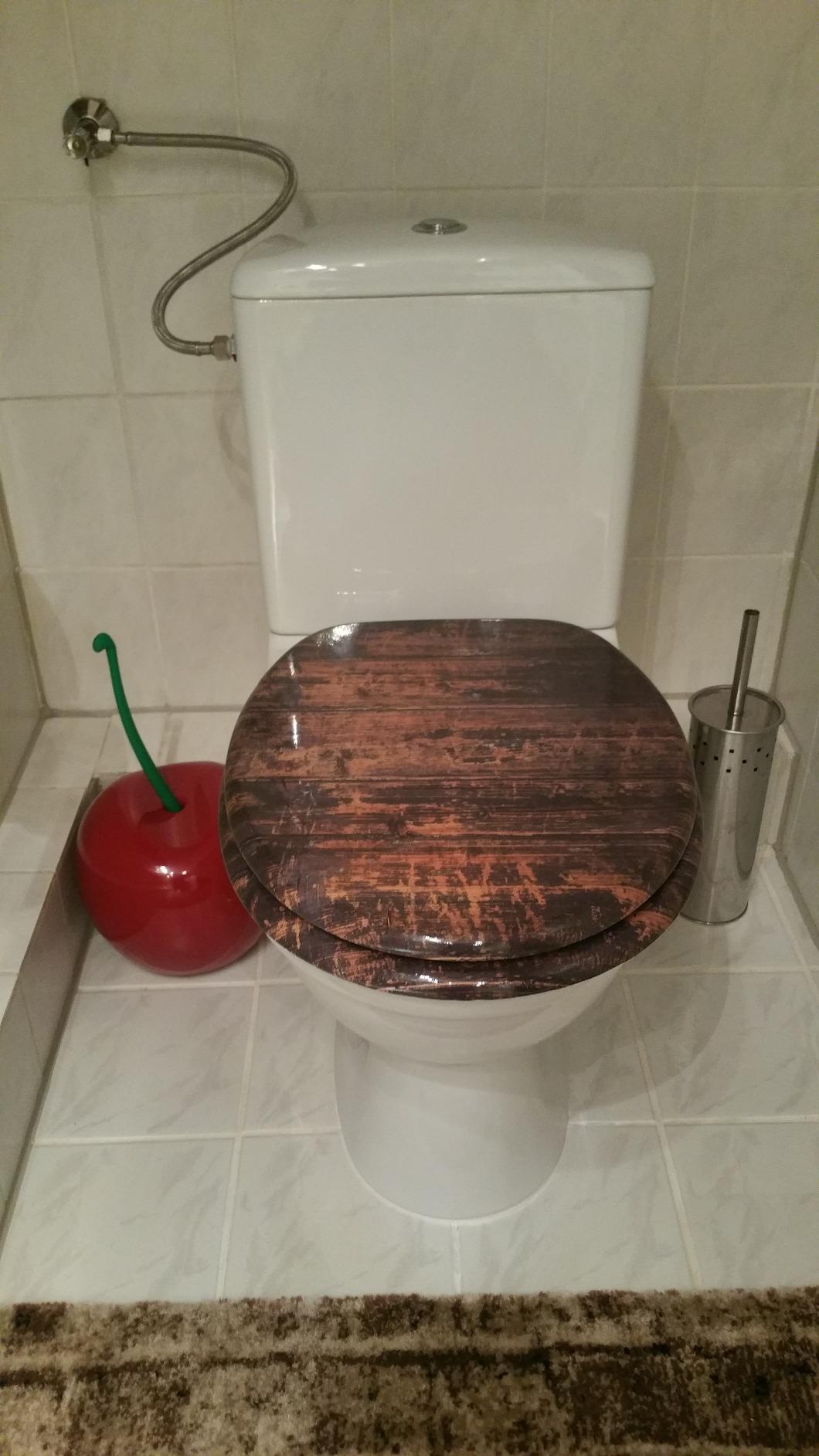 Cersanit Stand WC Komplettset Keramik-Toilette Weiß 37 cm