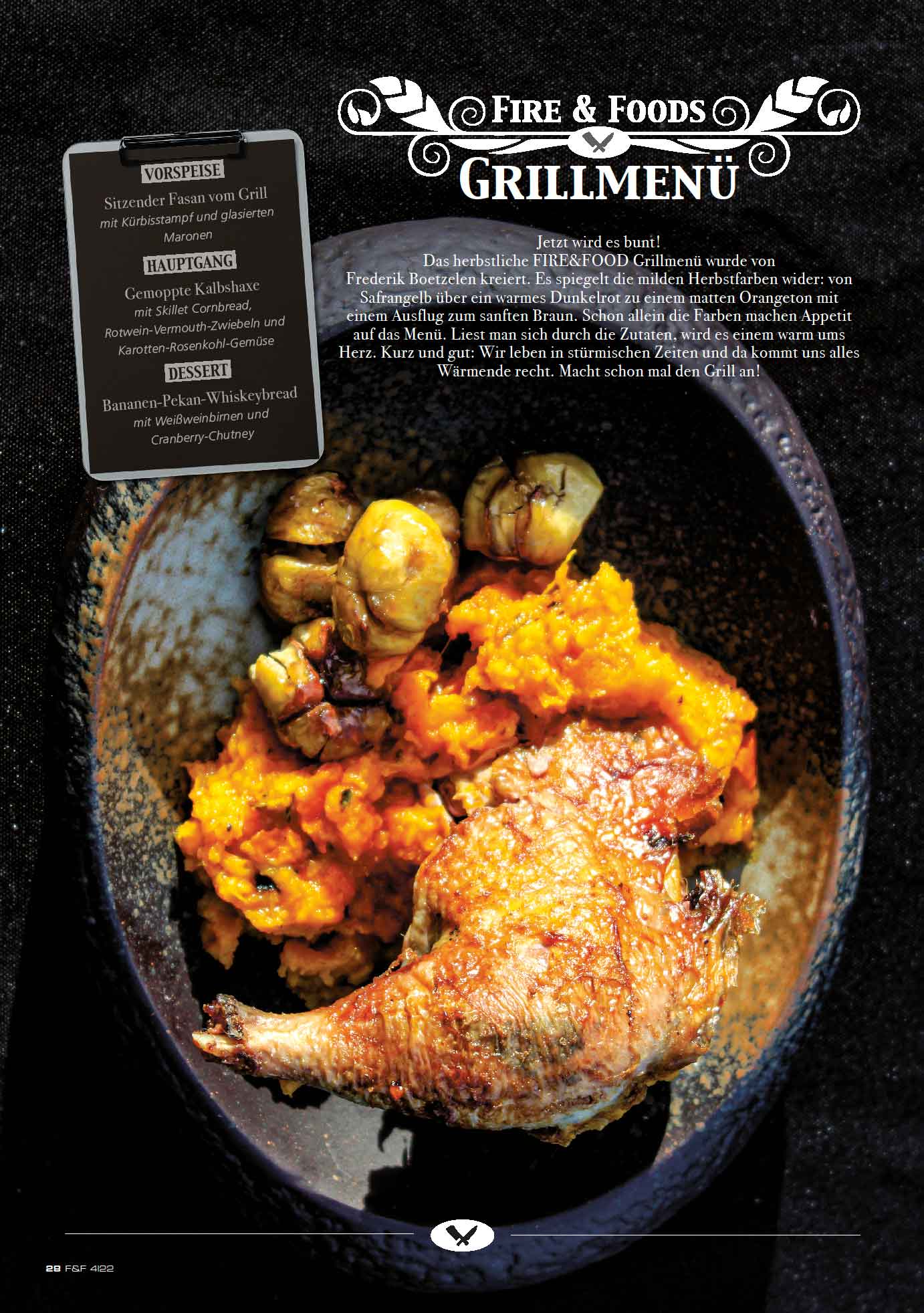 FIRE&FOOD 2022/04 Magazin Grillrezepte Print Digital