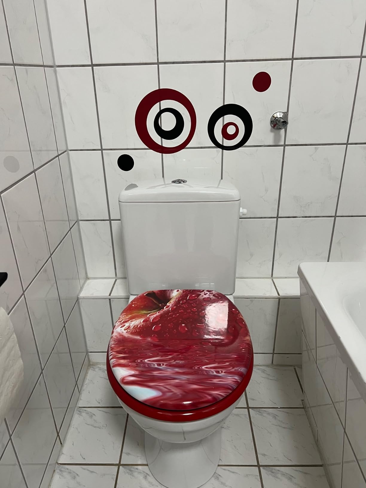 Cersanit Stand WC Komplettset Keramik-Toilette Weiß 37 cm