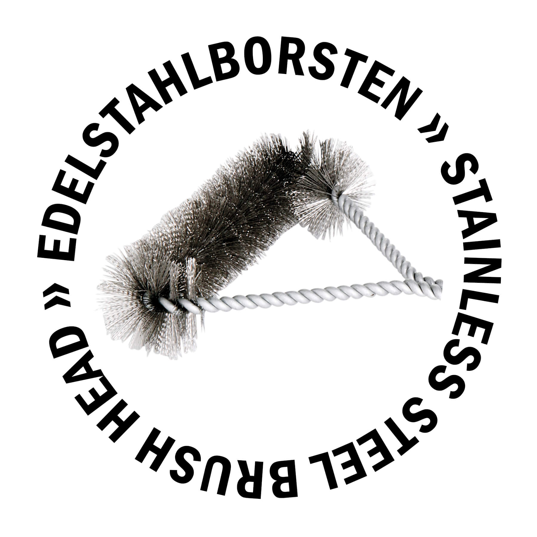 Allgrill BBQ Grillbürste 30 cm Edelstahlbürstenkopf