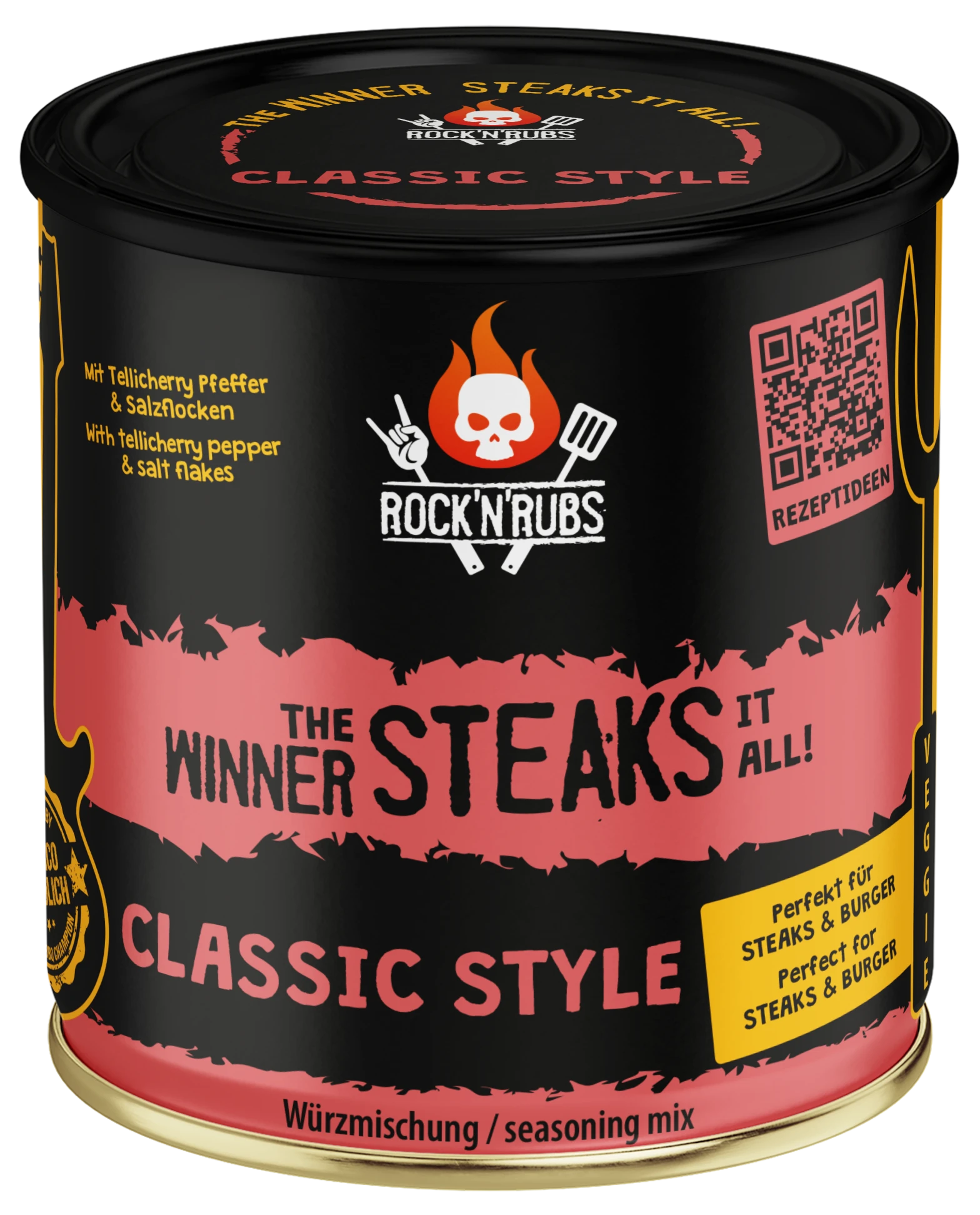 Rock'N'Rubs Winner Classic Style Gewürzset 3x Steak Whisky
