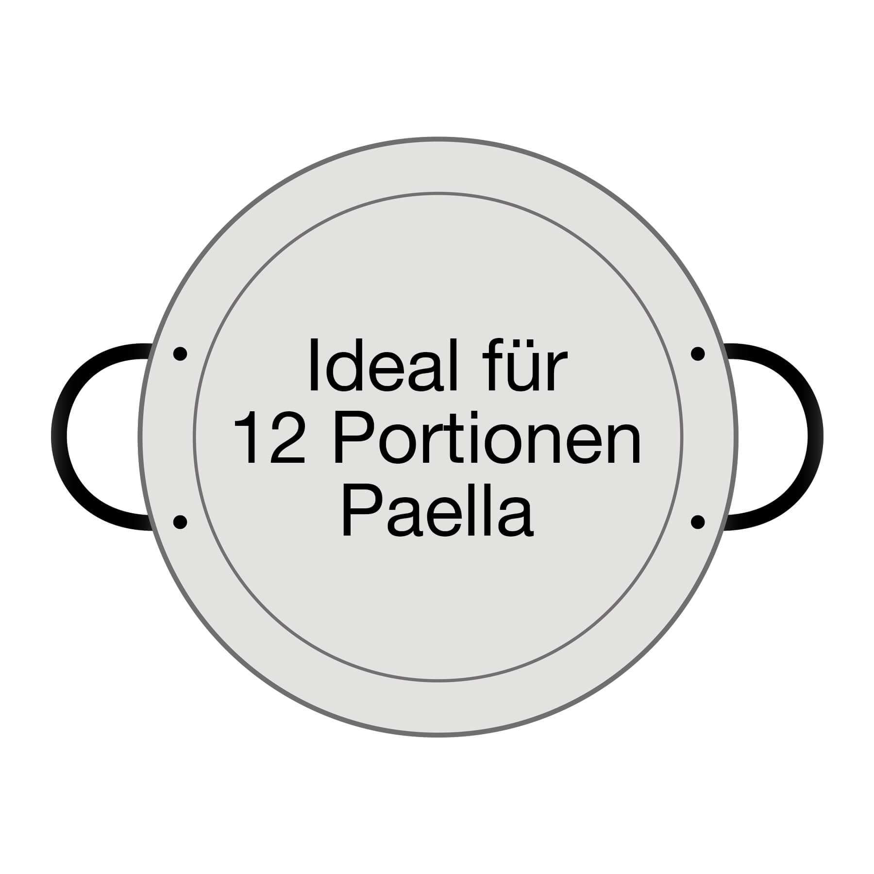 AllGrill Paella World Paella-Pfanne Edelstahl Ø 46 cm
