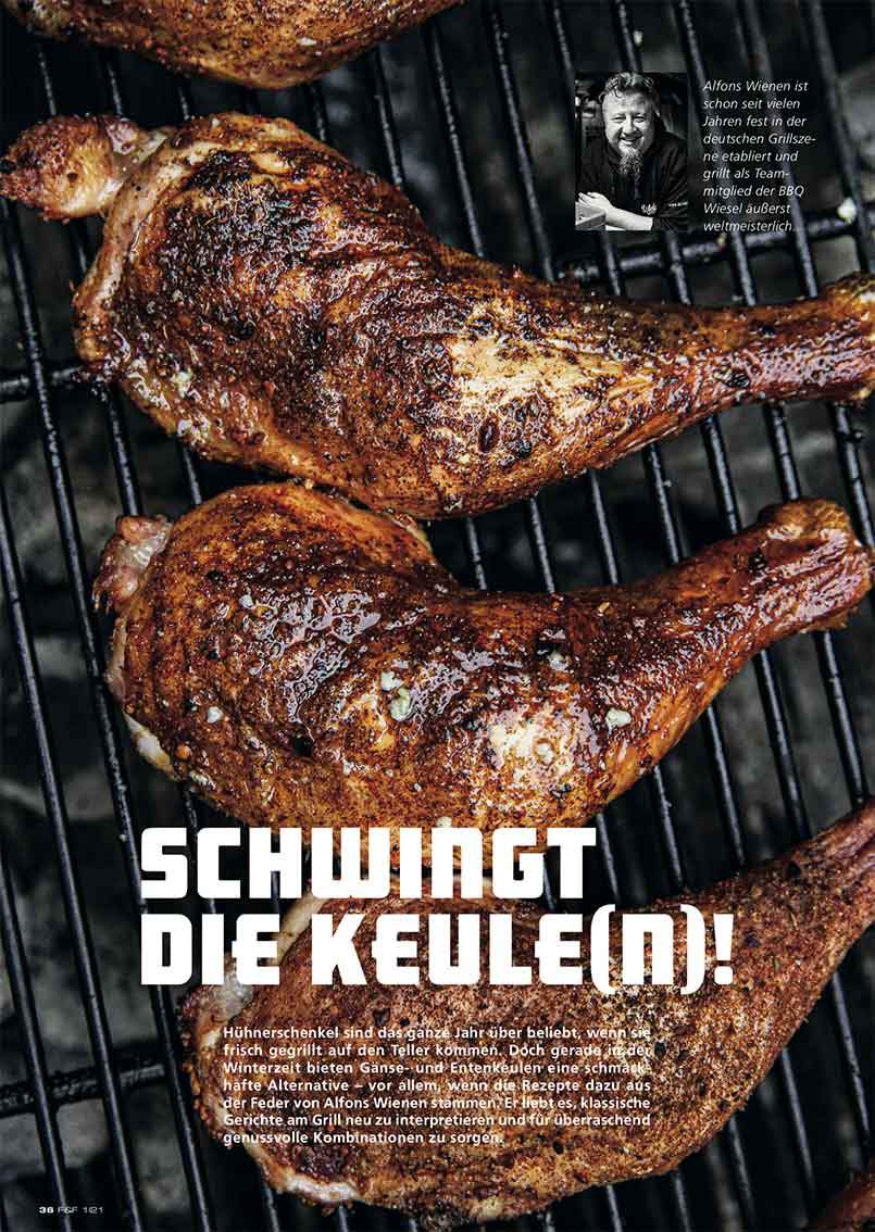 FIRE&FOOD Einzelausgaben 2021/01 Magazin Printausgabe Grillen