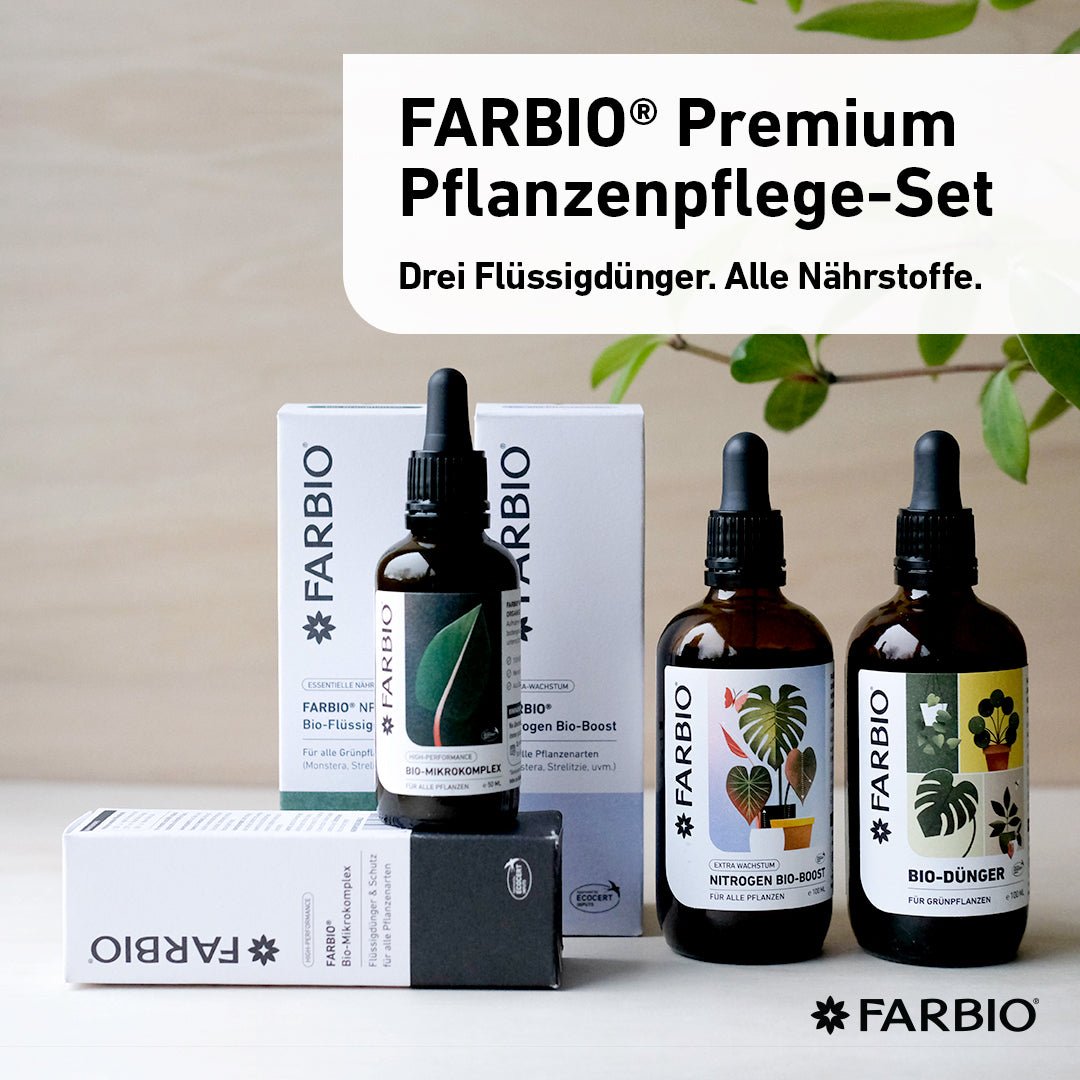 FARBIO Bestseller-Set Flüssigdünger 3x NPK Bio