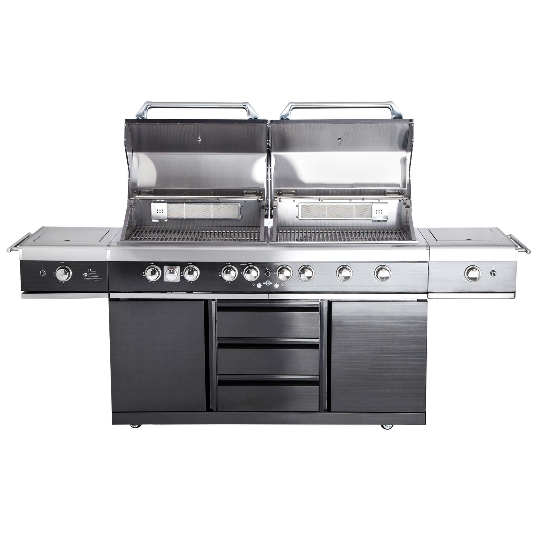 AllGrill Extrem Light Außenküche black 6-Brenner