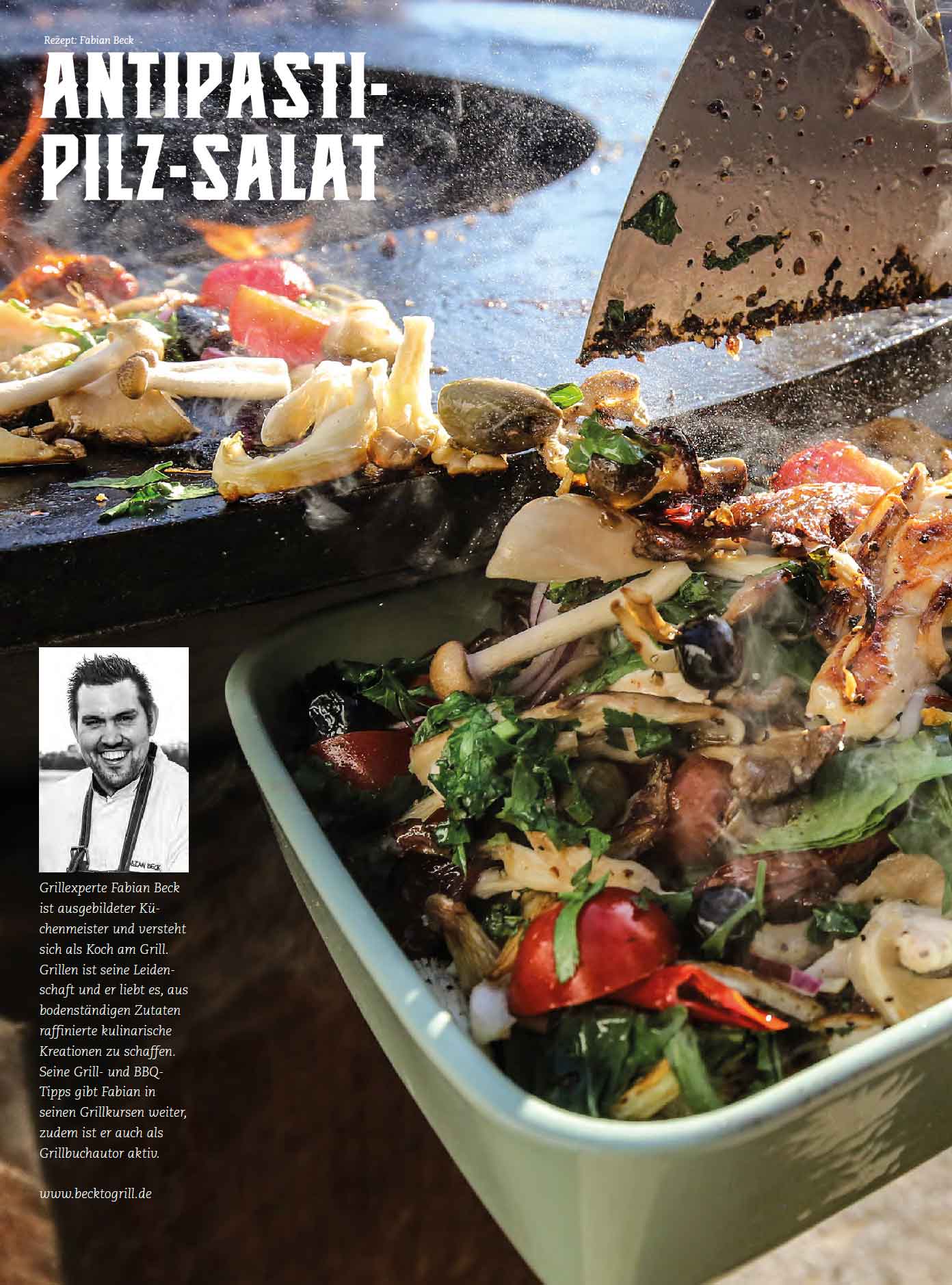 FIRE&FOOD eDossier BBQ-Rezeptideen mit Pilzen PDF 32 Seiten