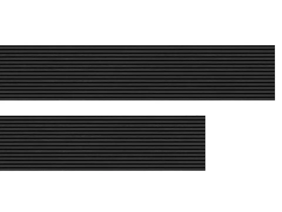 HPFloor Acoustic Panels Akustikpaneele Black Oak 240x60 Filz Schwarz