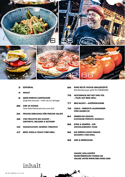 FIRE&FOOD Special No.3 Veggie Grillheft Download vegetarisch