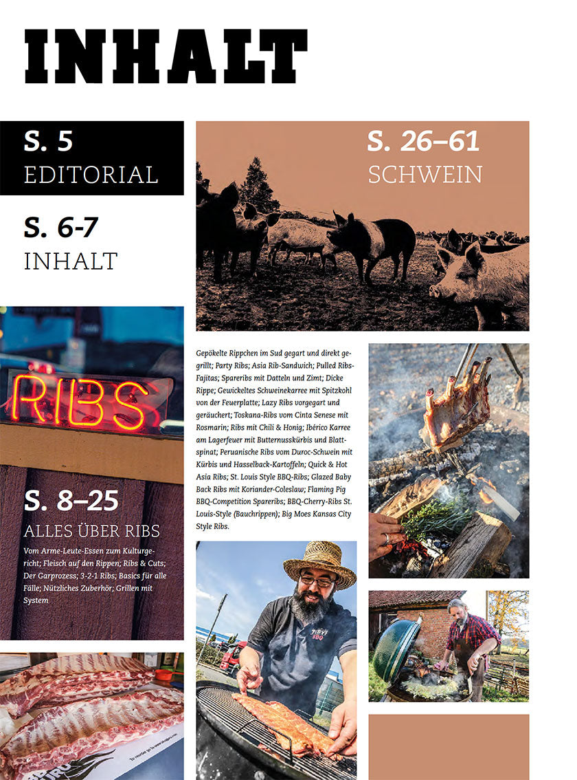 FIRE&FOOD Bookazine No.7 Best Ribs Grillbuch Print Digital