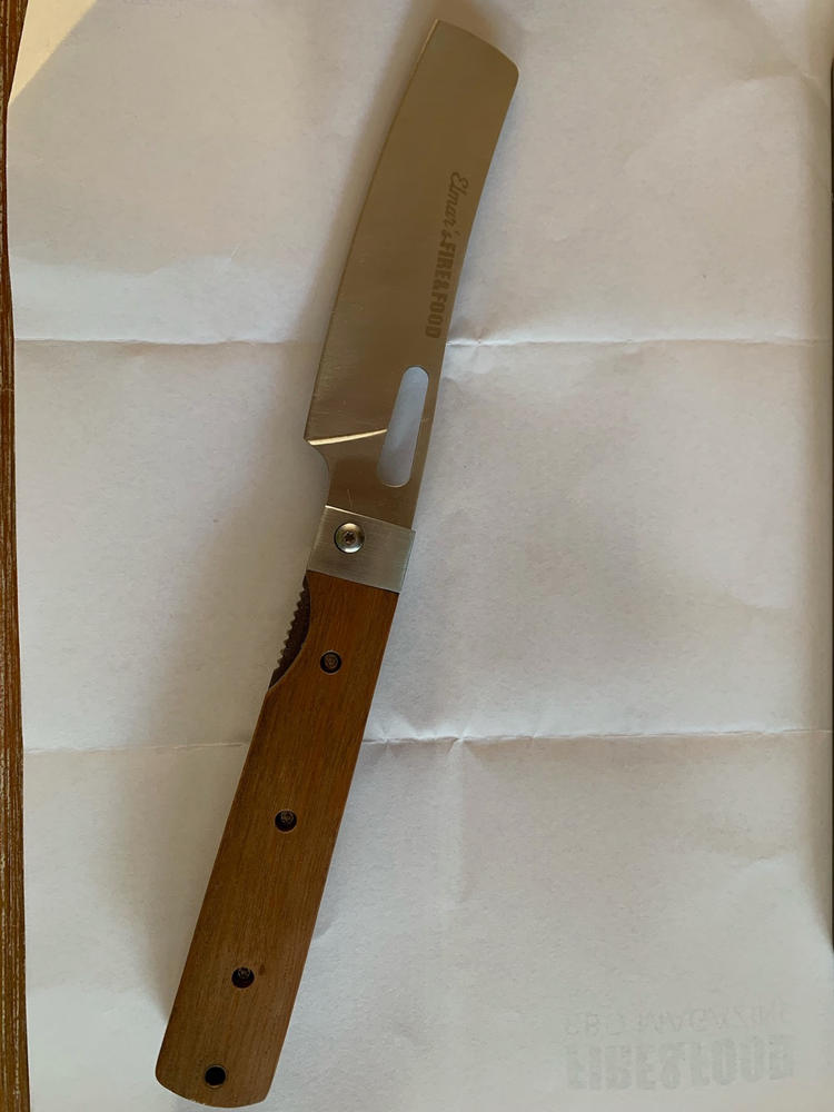 Elmar's Grillmesser BBQ Taschenmesser 12 cm Tagayasan-Holz