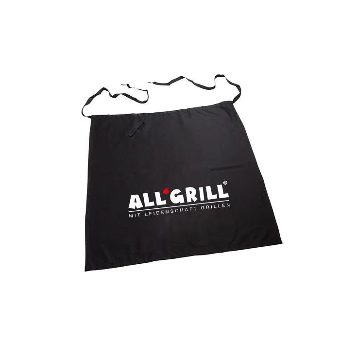 AllGrill Grillzubehör Grillschürze 76x86 cm Baumwolle Logo