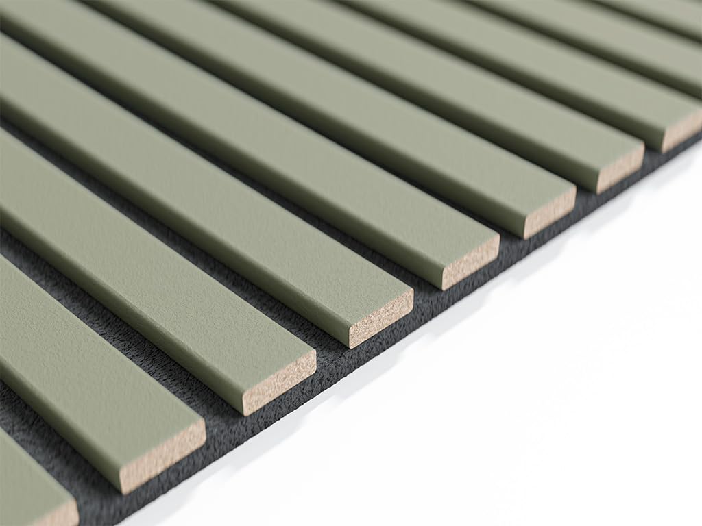 HPFloor Acoustic Panels 240x60 Akustikpaneele Grün 2er-Set feuchtraumgeeignet
