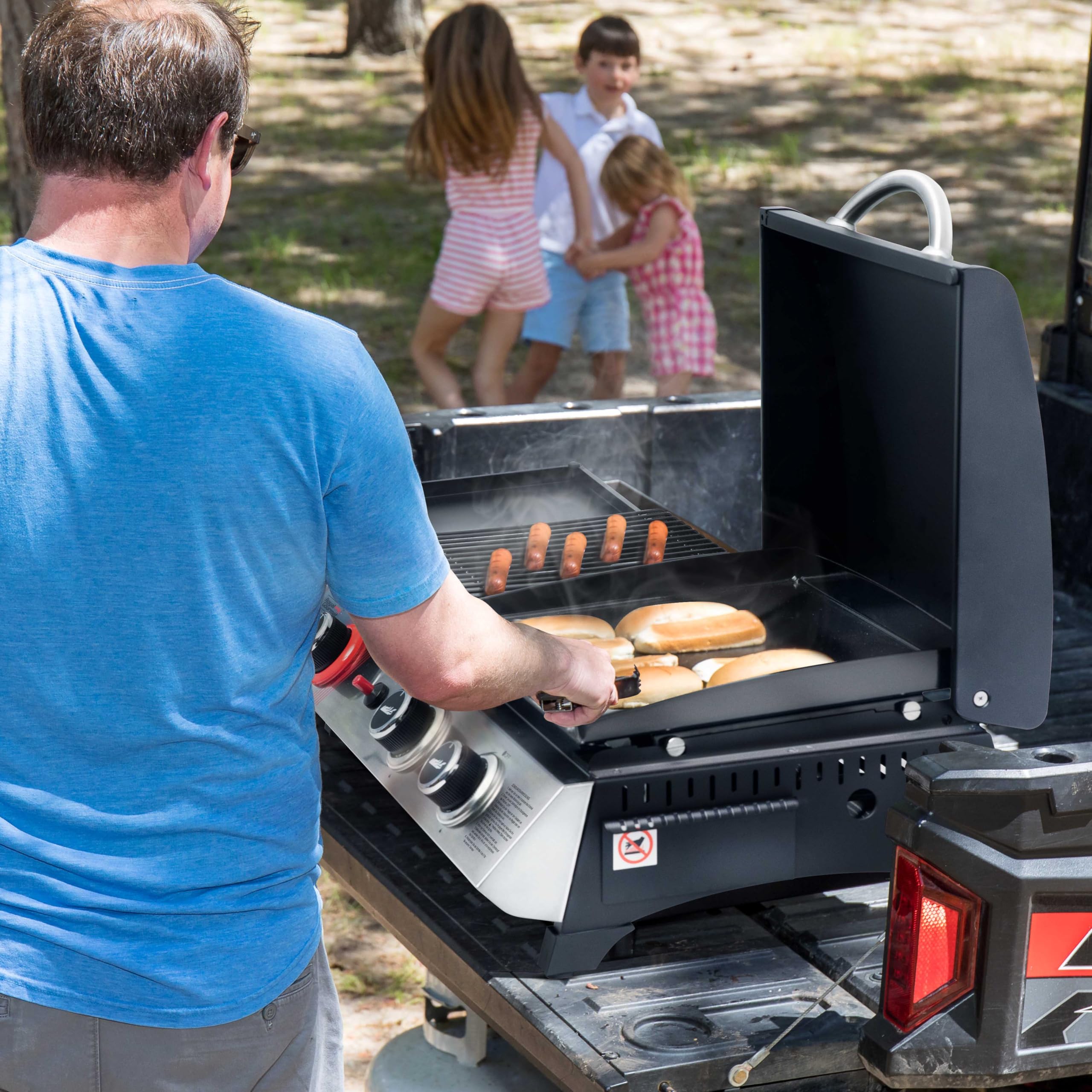 Royal Gourmet Gasgrill 3in1 Tischgrill 8,5kW schwarz