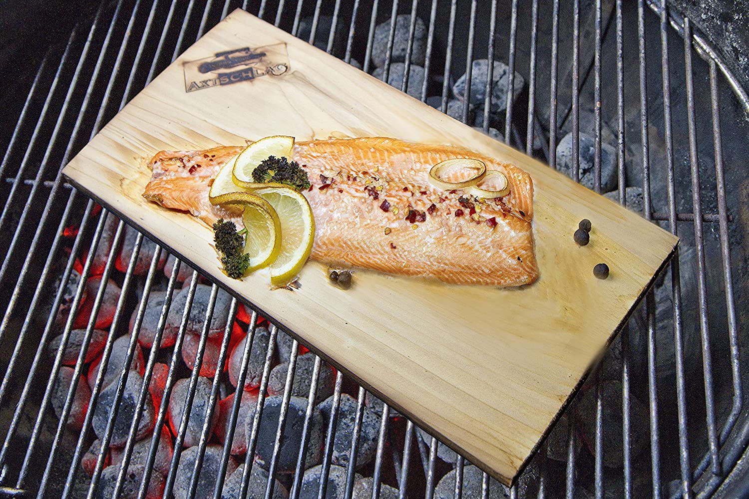 FIRE&FOOD Kohle & Räuchern Western Red Cedar XL Grillbrett 2 Stück