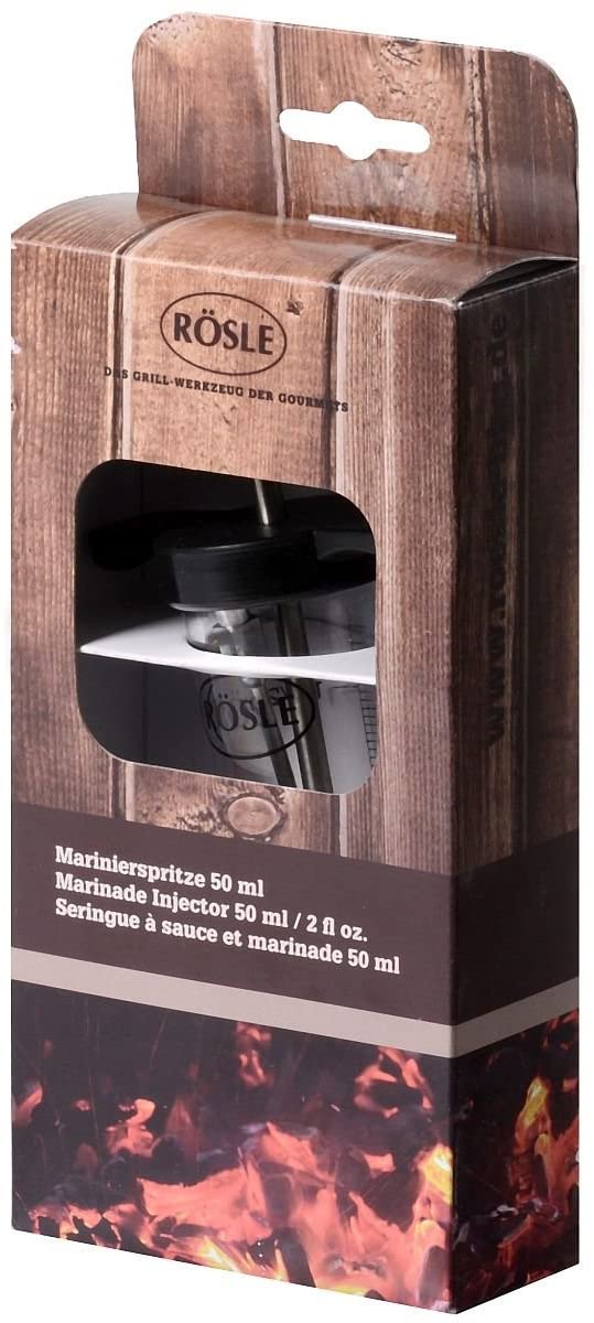 Rösle Marinierspritze 50ml Edelstahl Fleischspritze