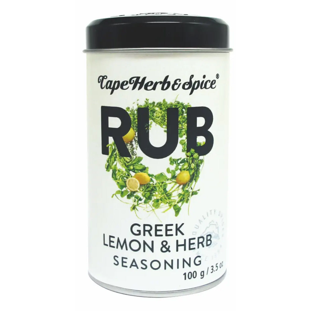 Cape Herb Spice Rub Greek Lemon Oregano Gewürz 100g Lamm