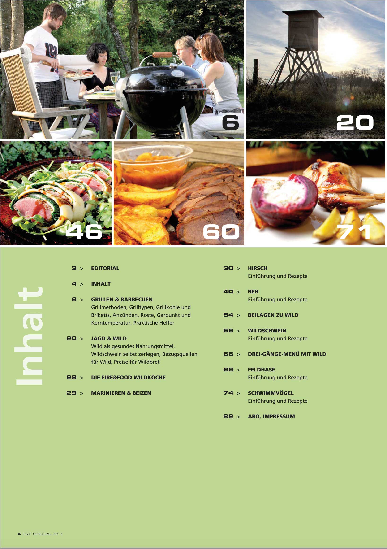 FIRE&FOOD Special No.1 Wild Grillheft 84 Seiten Digital