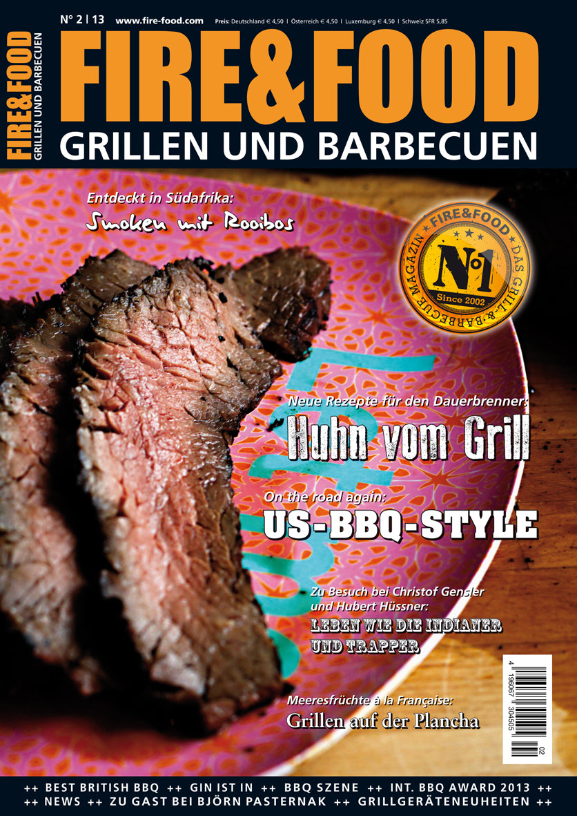 FIRE&FOOD 2013/02 Einzelausgabe Grillmagazin Digitalausgabe Huhn