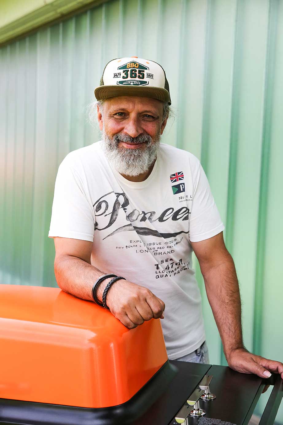 FIRE&FOOD 365 Snapback Cap olivgrün verstellbar Baumwolle
