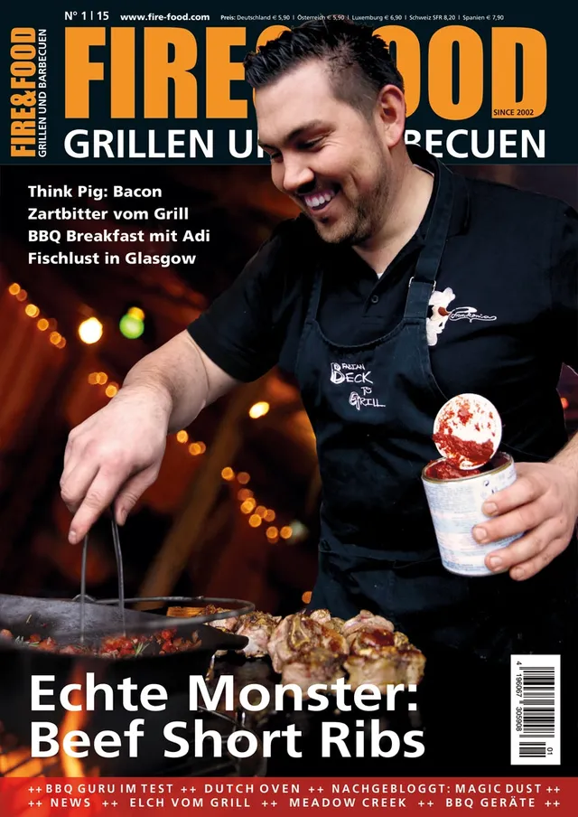 FIRE&FOOD 2015/01 Einzelausgabe Grillmagazin Digital Smoker