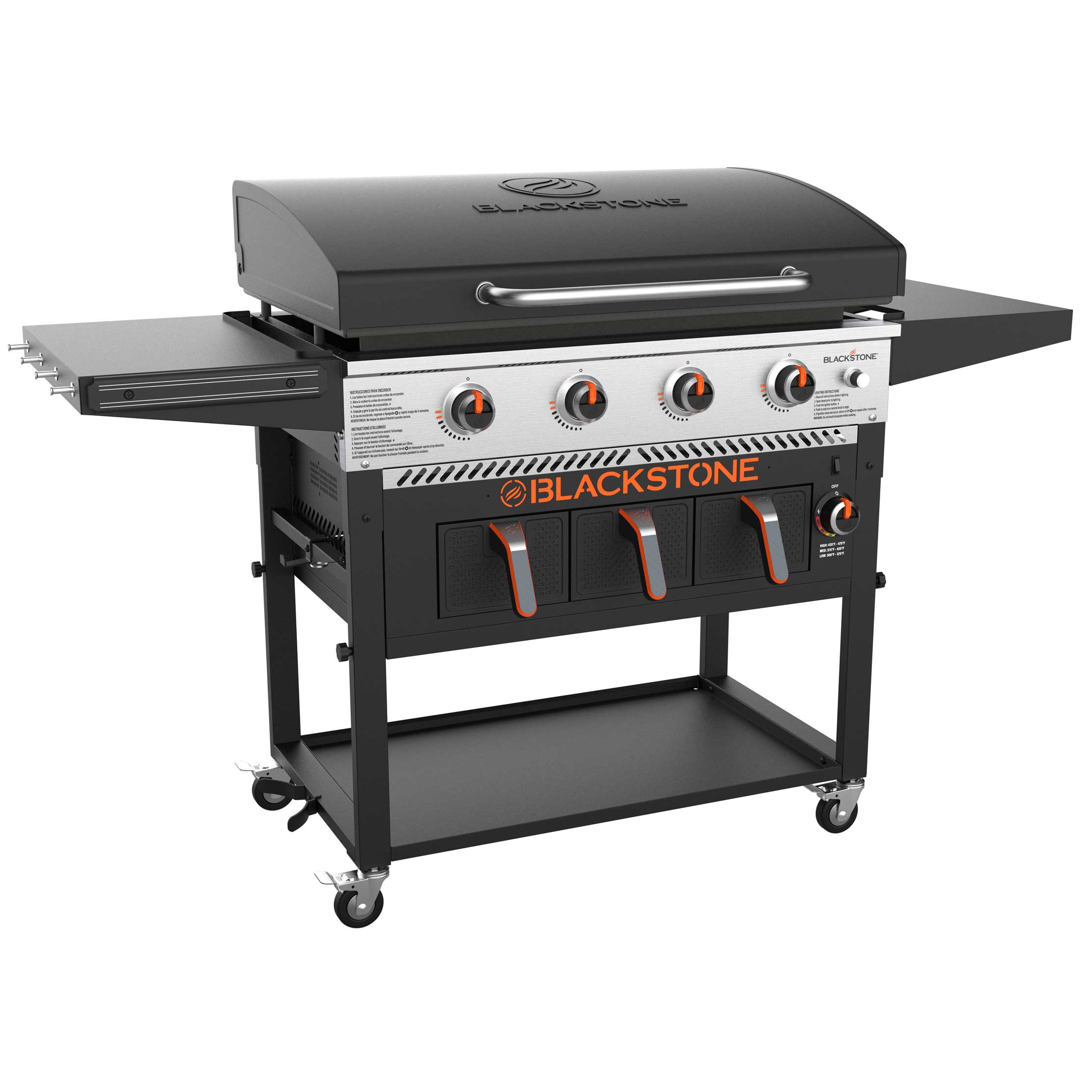 Blackstone 36 Griddle Grillstation Airfryer Gasgrill 4 Zonen