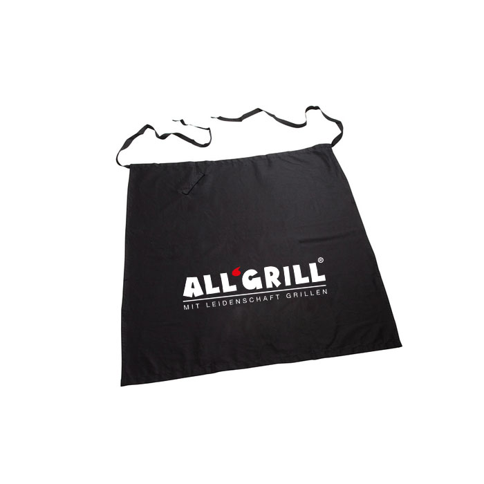 AllGrill Grillzubehör Grillschürze 76x86 cm Baumwolle Logo