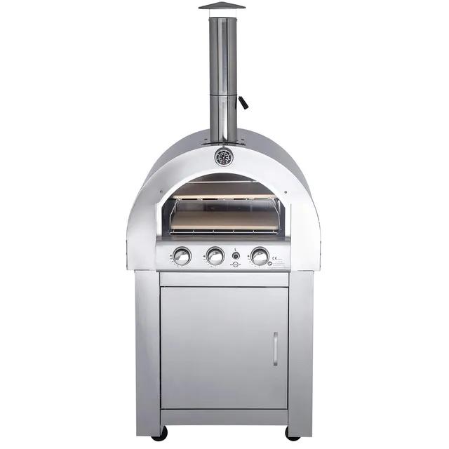 AllGrill AUßENKÜCHEN TOP-LINE Pizzaofen Gas Edelstahl Zubehör