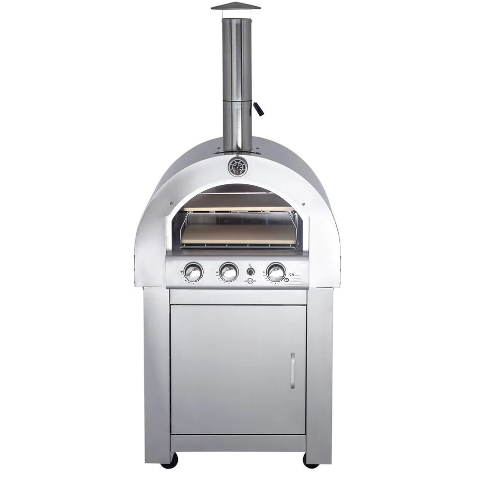AllGrill AUßENKÜCHEN TOP-LINE Pizzaofen Gas Edelstahl Zubehör