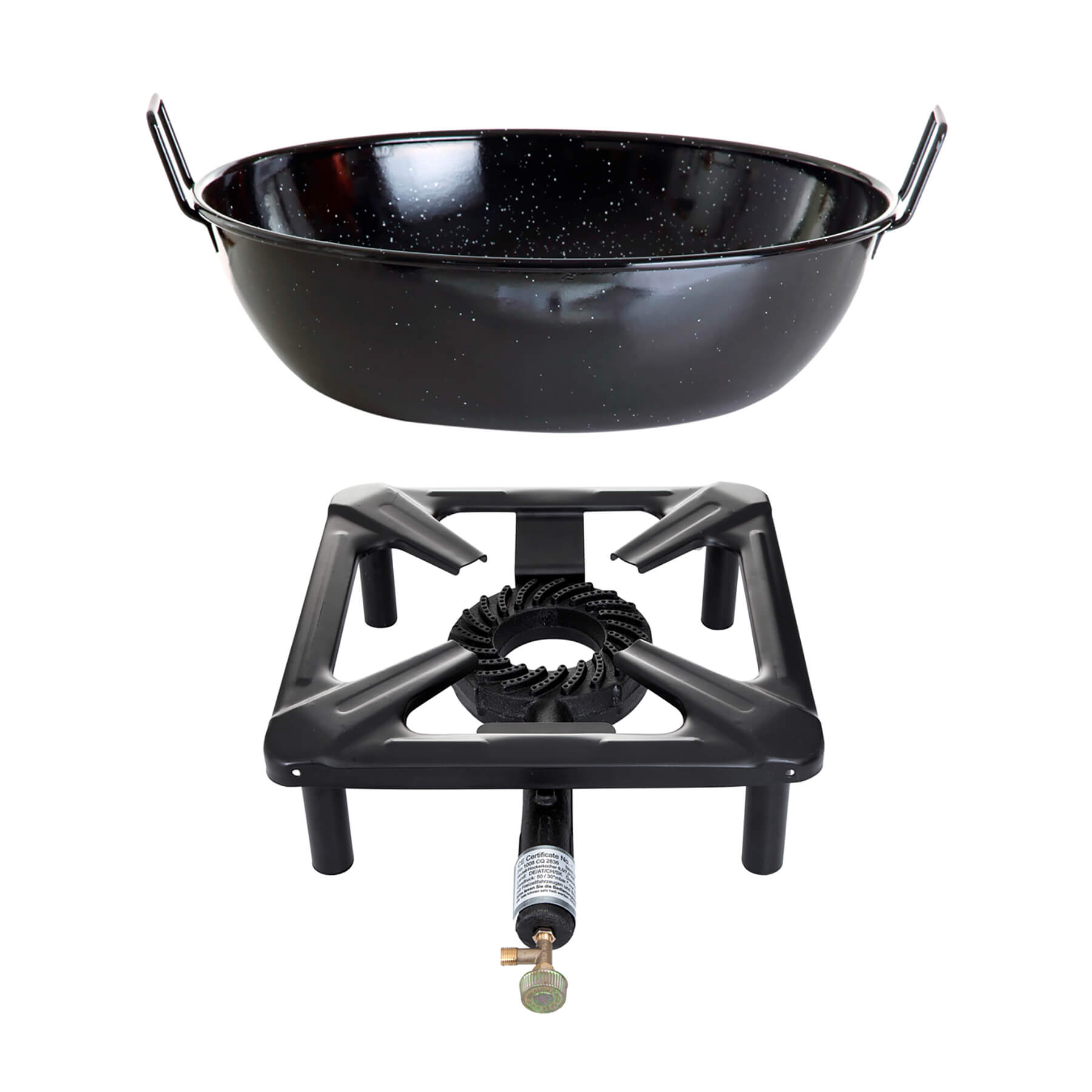 AllGrill Hockerkocher Hockerkocher-Set groß Ø40 cm
