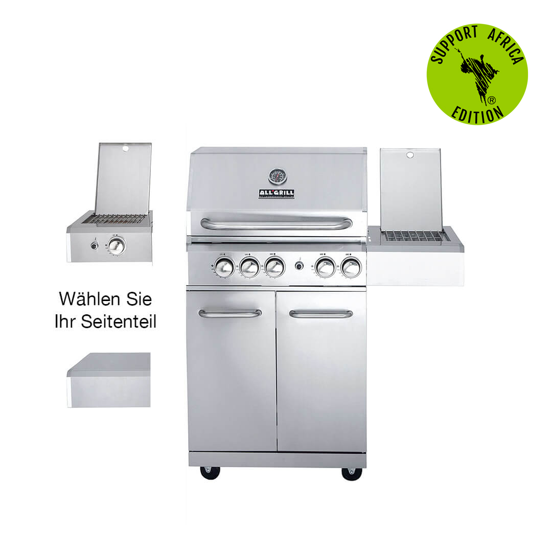 Allrounder M Modular Grundmodell Gasgrill Edelstahl 17,2 kW