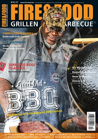 FIRE&FOOD 2017/04 Magazin Digitalausgabe 100 Seiten BBQ-Themen