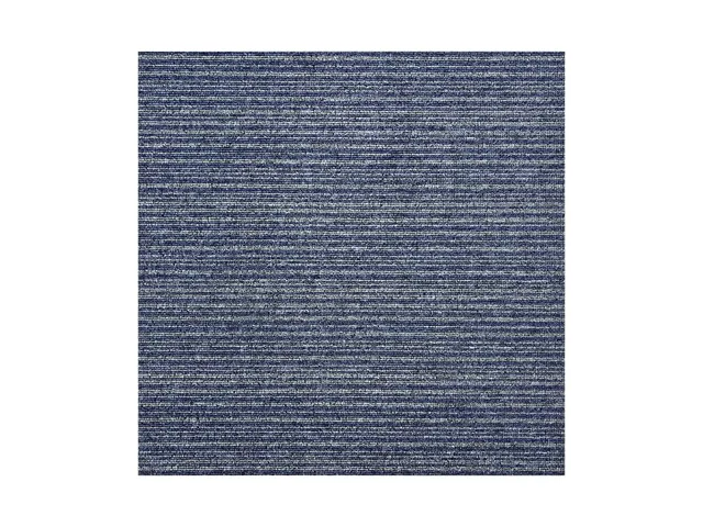 HPFloor Madison Stripe Teppichfliesen 50x50 cm Blau