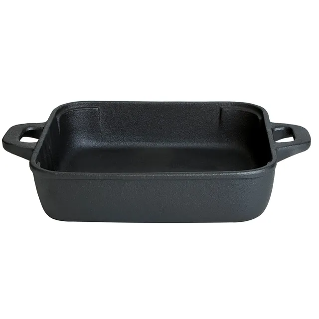 AllGrill Gusseisenpfanne quadratisch 25x25x6cm 3,5L Induktion