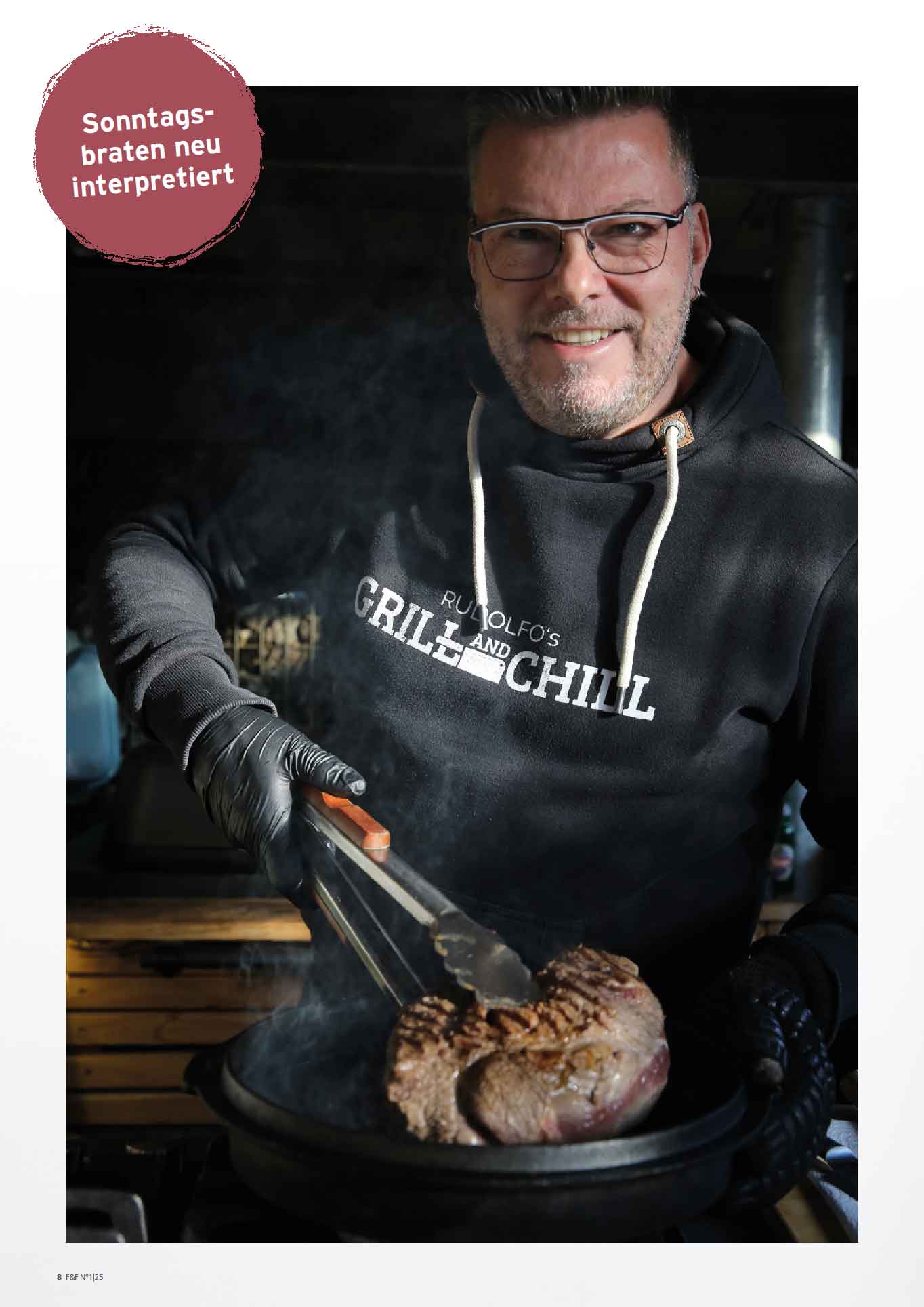 FIRE&FOOD 2025/01 Einzelausgabe Magazin Printausgabe