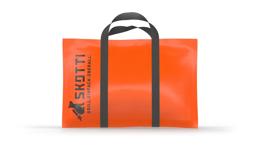 SKOTTI Grill Gasgrill mobil 3,3kg + Bookazine Download gratis