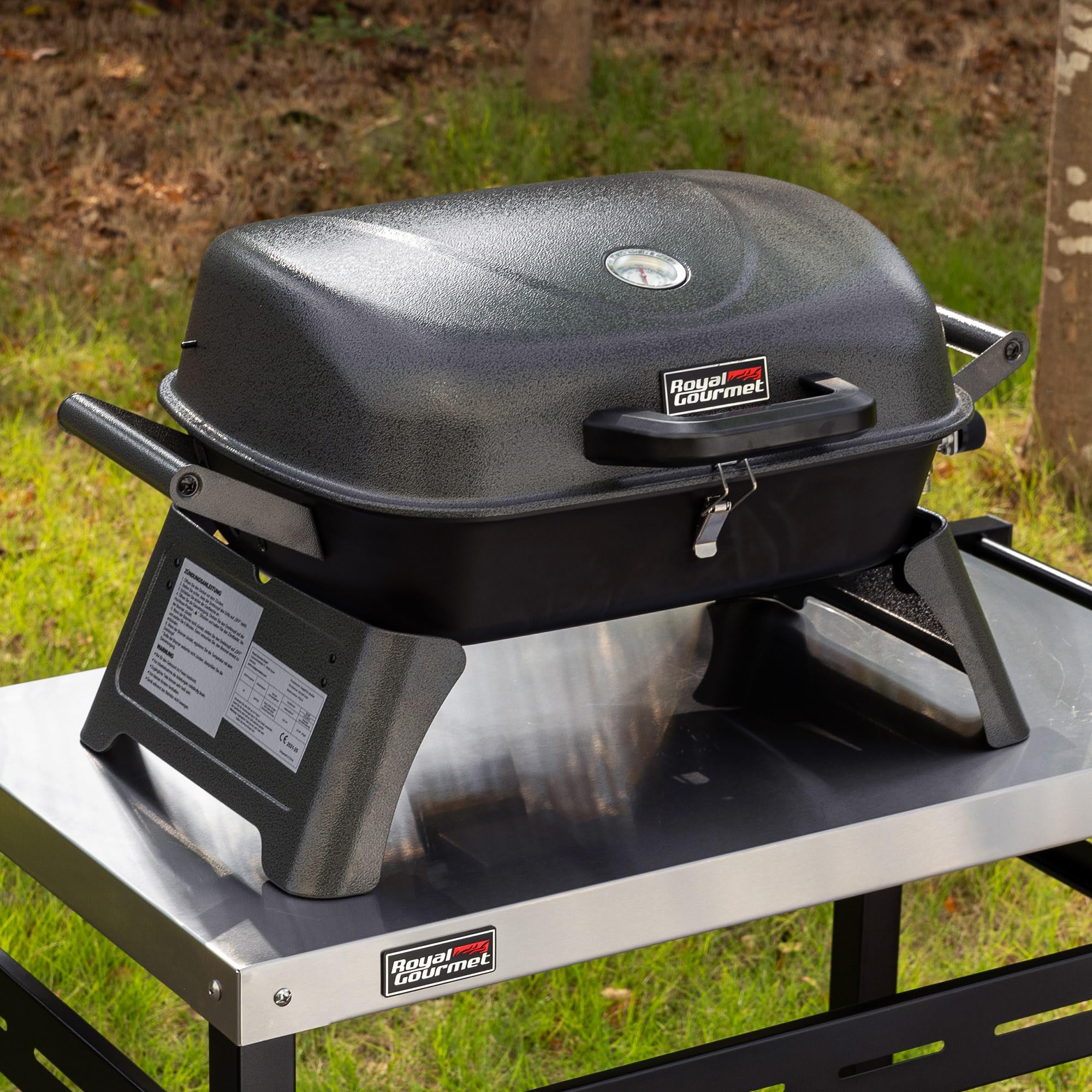 Royal Gourmet Gasgrills Tischgasgrill 3,5 kW klappbar Camping