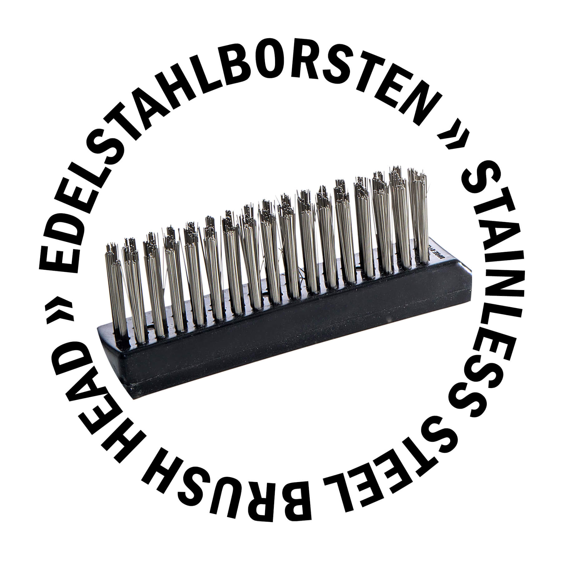 AllGrill Grillzubehör Gussplattenbürste 29 cm Edelstahl