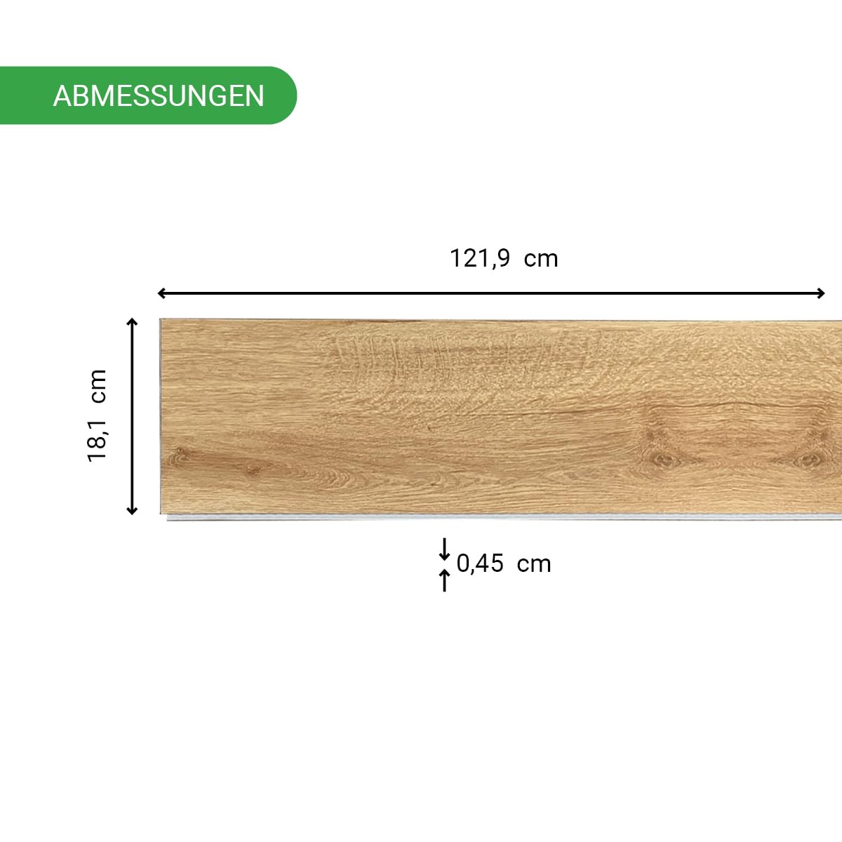 HPFloor Rigid Air20Plus Klick-Vinylboden 122x18 cm weichmacherfrei