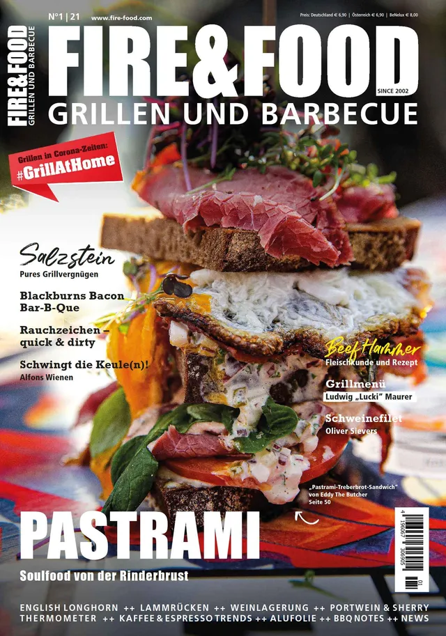 FIRE&FOOD Einzelausgaben 2021/01 Magazin Printausgabe Grillen