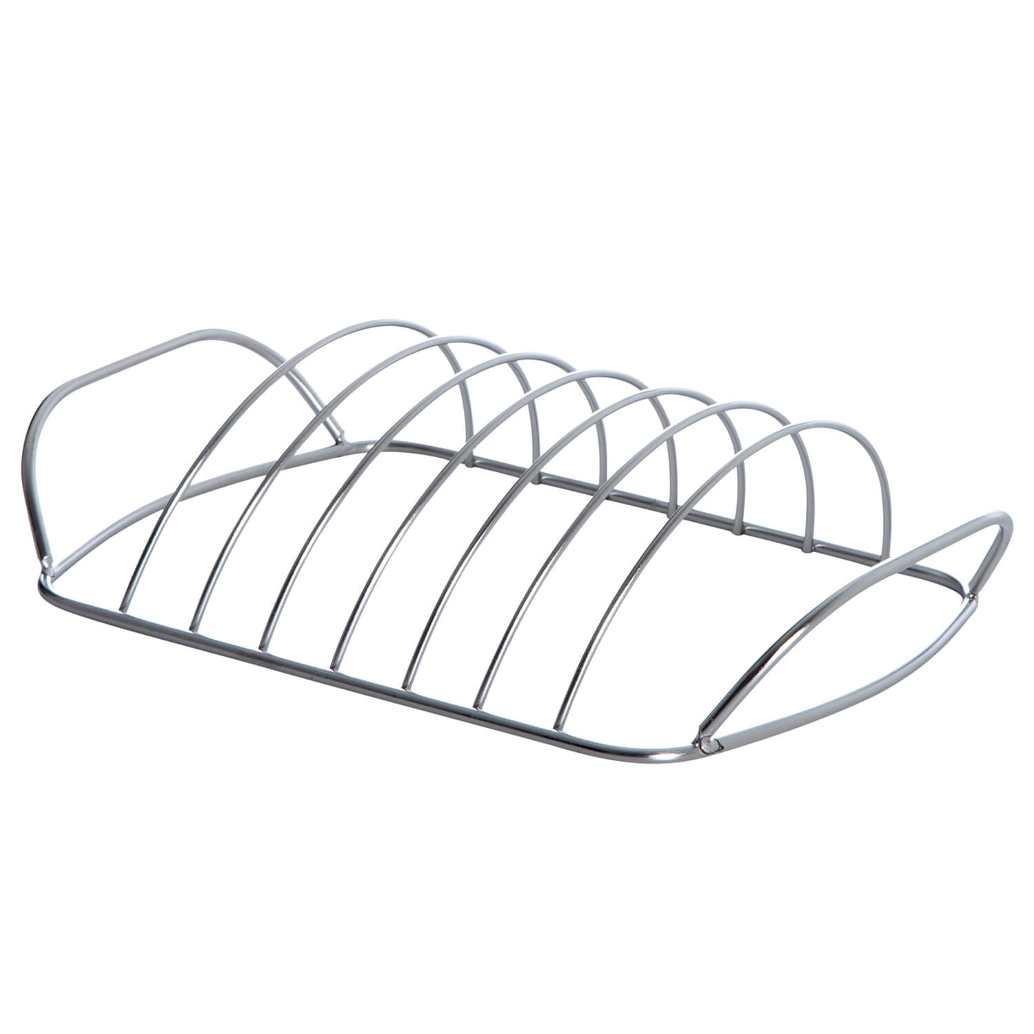 AllGrill Grillzubehör Spareribs-Halter Edelstahl 30x18x8 cm