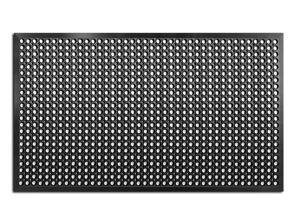 HPFloor Ringgummimatte Wabenmatte 90x150 cm 14 mm ölfest
