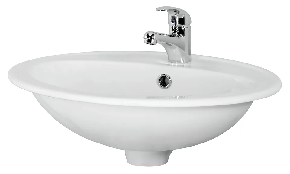 Cersanit Calla 54 Unterbauwaschbecken Keramik 53,5x41 Weiß