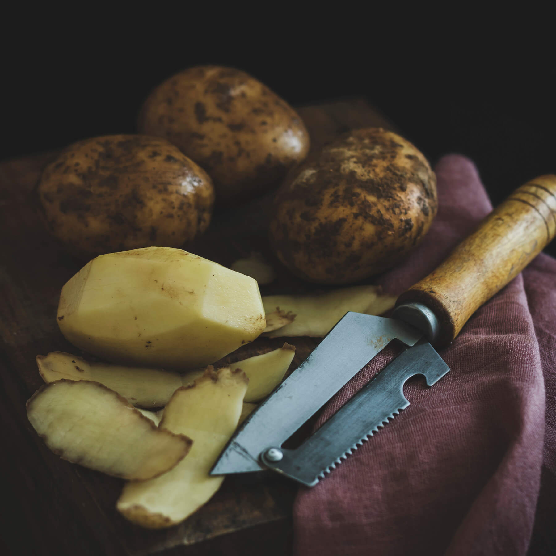 AllGrill Kartoffel-Halter Potato Rack Edelstahl für 4 Stück