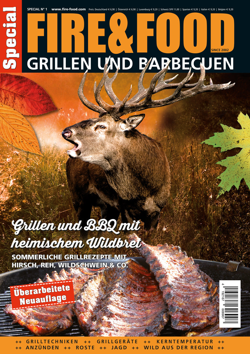 FIRE&FOOD Special No.1 Wild Grillheft 84 Seiten Digital