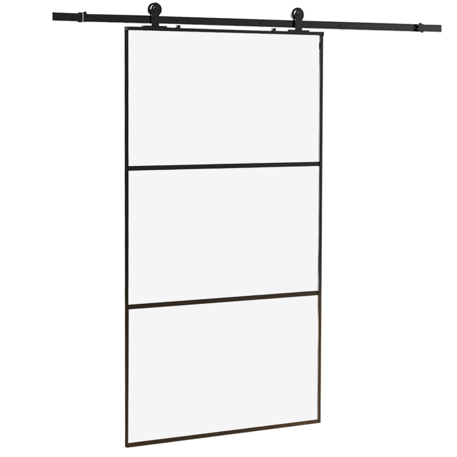 HPFloor Sliding Glass Doors Glas-Schiebetür 90x205 Matt