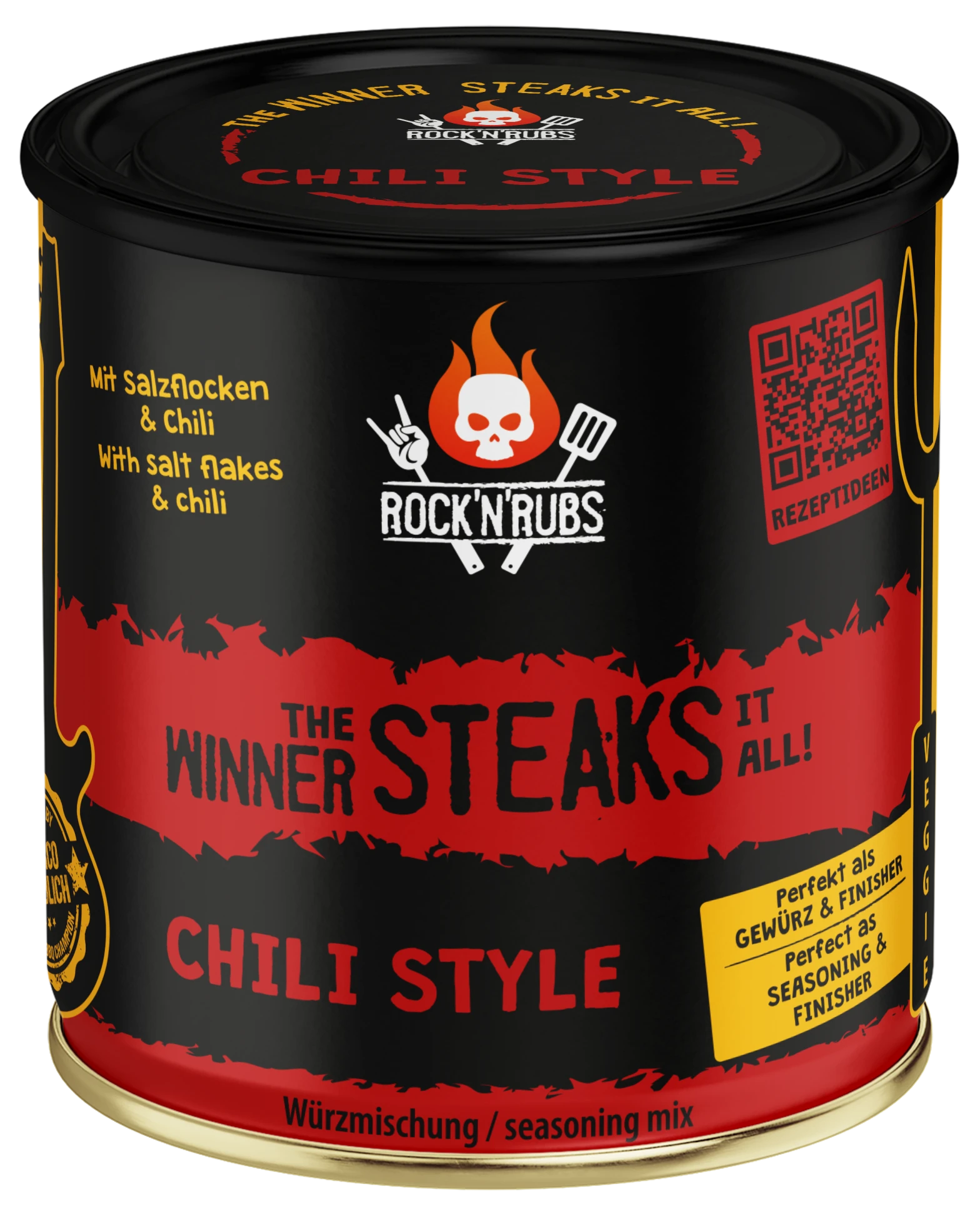 Rock'N'Rubs Winner Steaks It All Gewürzset 3er Black Tube