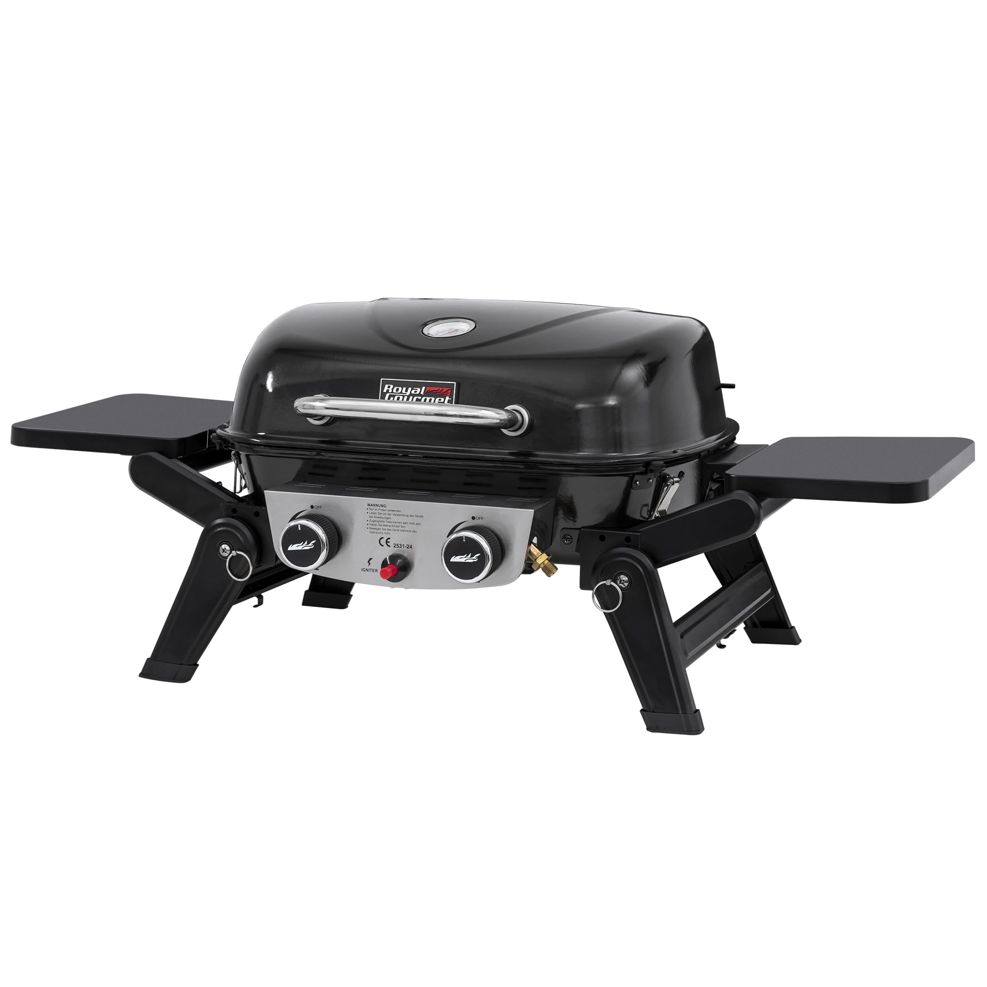 Royal Gourmet Gasgrills Tischgasgrill 2 Brenner 5 kW