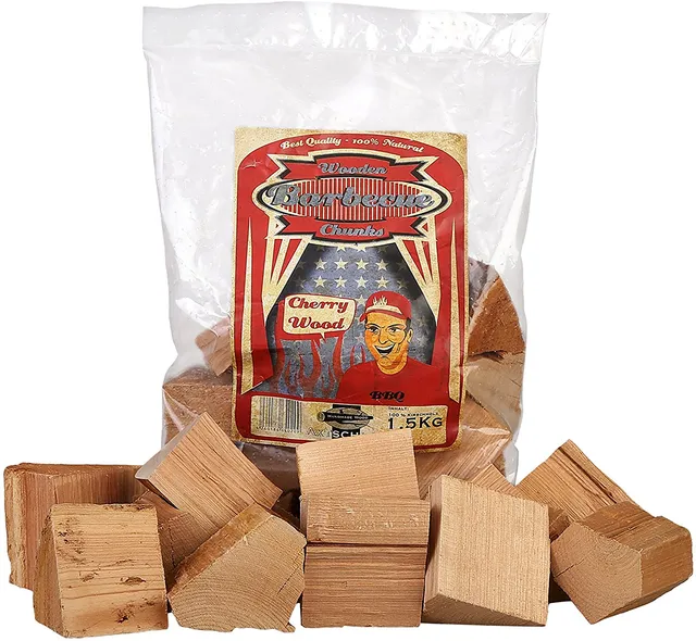 Axtschlag Wood Chunks Cherry Räucherholz Kirsche 1,5 kg